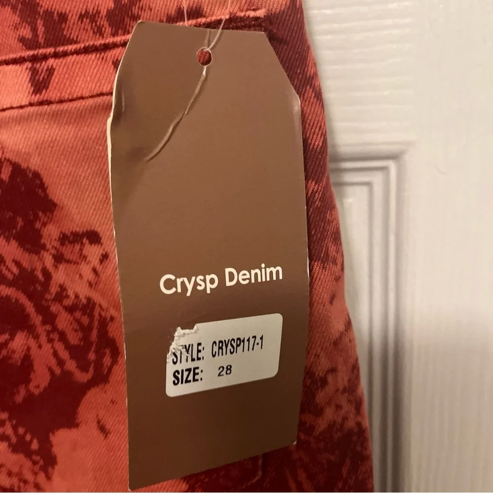 Crysp Denim Distressed‎ Men’s Jeans Sz 28x34 NWT